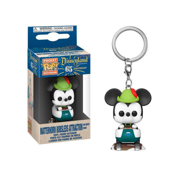 Disneyland 65th Anniversary - Mickey Matterhorn Pocket Pop! Keychain