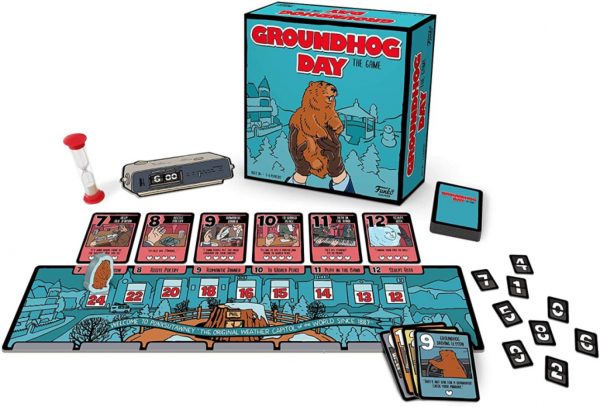 Groundhog Day - The Game & Punxsutawney Phil Flocked US Exclusive Pop! Vinyl Bundle