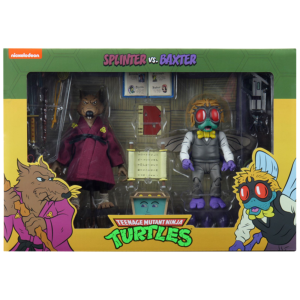Teenage Mutant Ninja Turtles – Splinter & Baxter Stockman 7″ Action Figure 2-pack