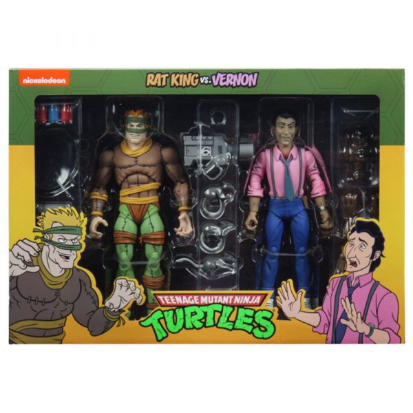 Teenage Mutant Ninja Turtles - Rat King & Vernon 7" Action Figure 2-pack
