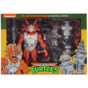 Teenage Mutant Ninja Turtles - Triceraton & Rodney 7" Action Figure 3-pack