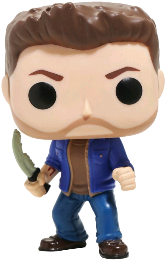 "The Mark and the Blade work together. Without the Mark, the Blade is useless. It's just an old bone." - Cain Supernatural's Dean with the First Blade is given a fun, and funky, stylized look as an adorable collectible vinyl figure!