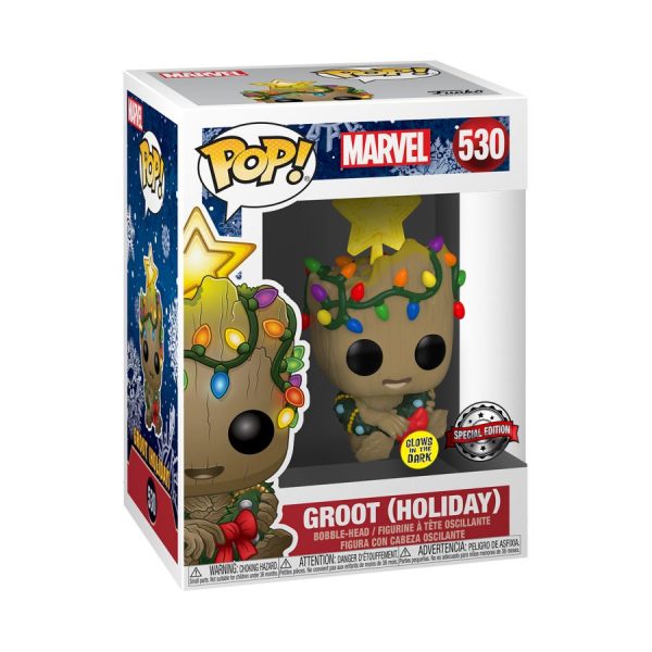 Guardians of the Galaxy: Vol. 2 - Groot Christmas Glow Holiday US Exclusive Pop! Vinyl