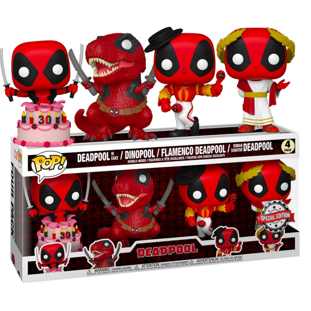 deadpool funko pop set