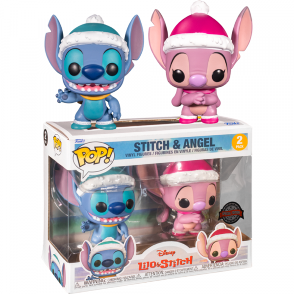 Lilo & Stitch - Winter Stitch & Angel Pop! Vinyl 2-Pack [RS]