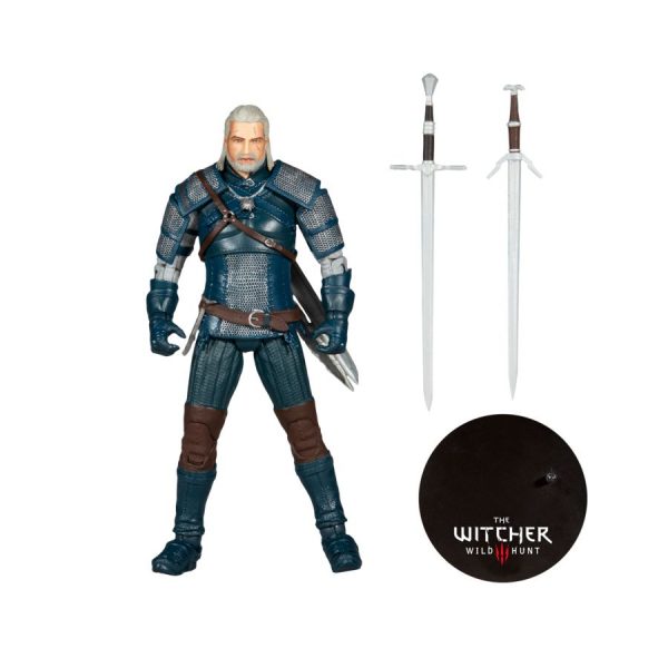 The Witcher 3: Wild Hunt - Geralt of Rivia Viper Armour (Teal-Dye) 7” Scale Action Figure