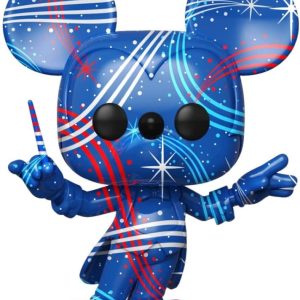 Disney: Treasures of the Vault - Conductor Mickey Red & Blue Artist Series Pop! Vinyl With Pop! Protector