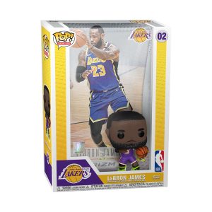 NBA - LeBron James Pop! Trading Card with Protector Case