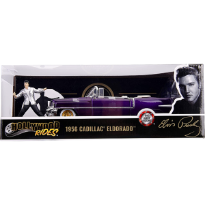 Elvis Presley - 1956 Cadillac El Dorado 1:24 with Figure Hollywood Ride