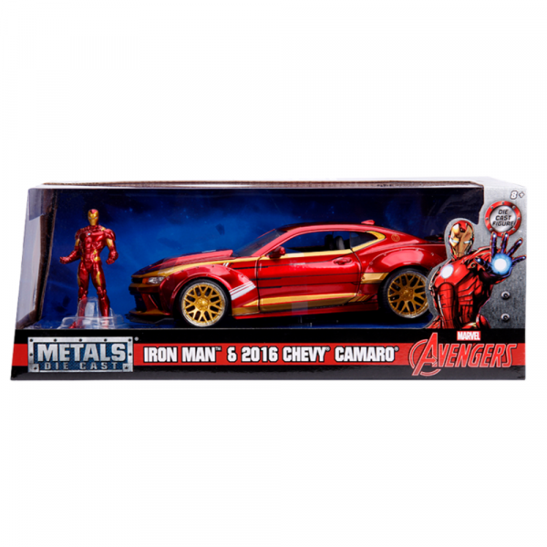 Iron Man - 2016 Chevy Camero SS 1:24 Scale Hollywood Rides Diecast Vehicle