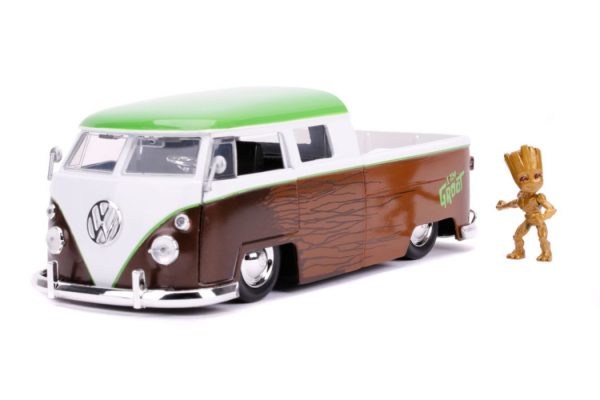 Guardians of the Galaxy: Vol. 2 - 1963 Volkswagon Bus with Groot 1:24 Scale Hollywood Ride