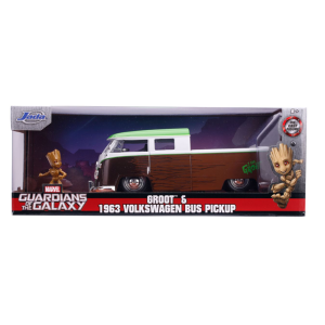 Guardians of the Galaxy: Vol. 2 - 1963 Volkswagon Bus with Groot 1:24 Scale Hollywood Ride
