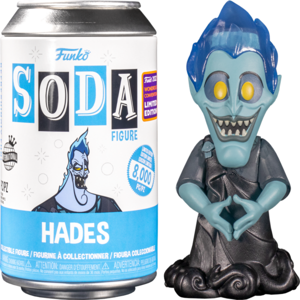 Disney Villains - Hades Vinyl Soda 2022 Wondrous Convention Exclusive