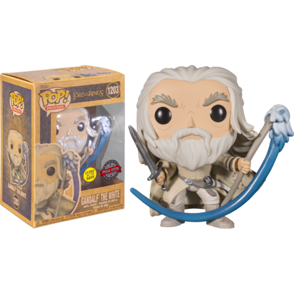 The Lord of the Rings - Gandalf the White Glow Earth Day Pop! Vinyl