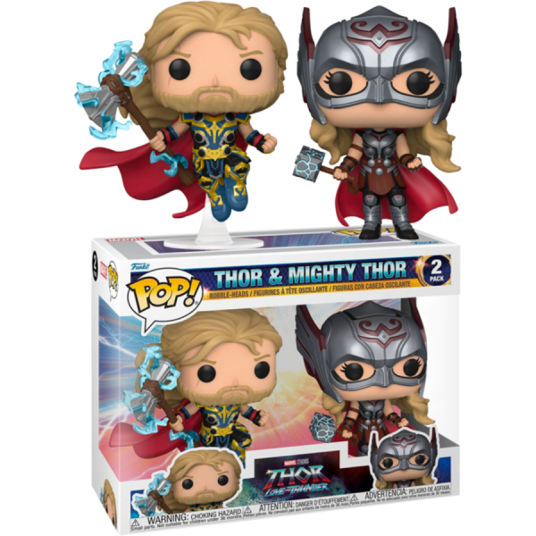 Thor 4: Love and Thunder - Thor & Mighty Thor Pop! 2-Pack