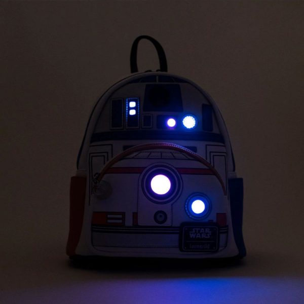 Star Wars - R2-D2 & BB-8 Light-Up Mini Backpack