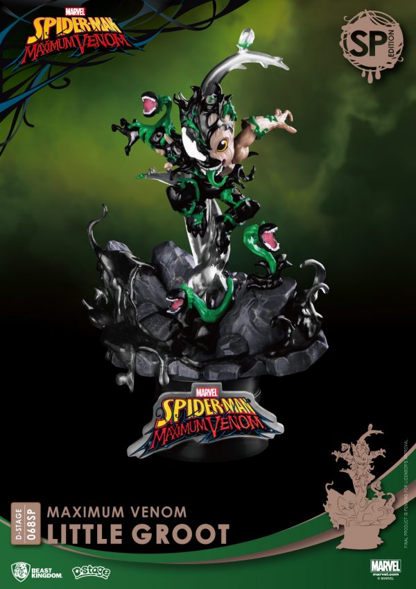 Beast Kingdom D Stage Maximum Venom Little Groot Special Edition