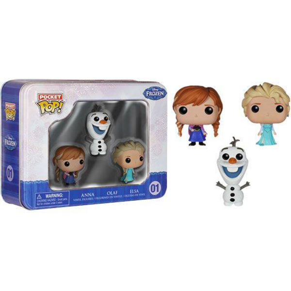 Frozen - Elsa, Anna & Olaf Pocket Pop! 3-Pack Tin