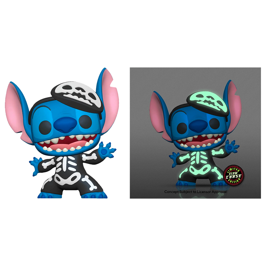 Funko Pop Disney Lilo & Stitch Skeleton Stitch GITD CHASE