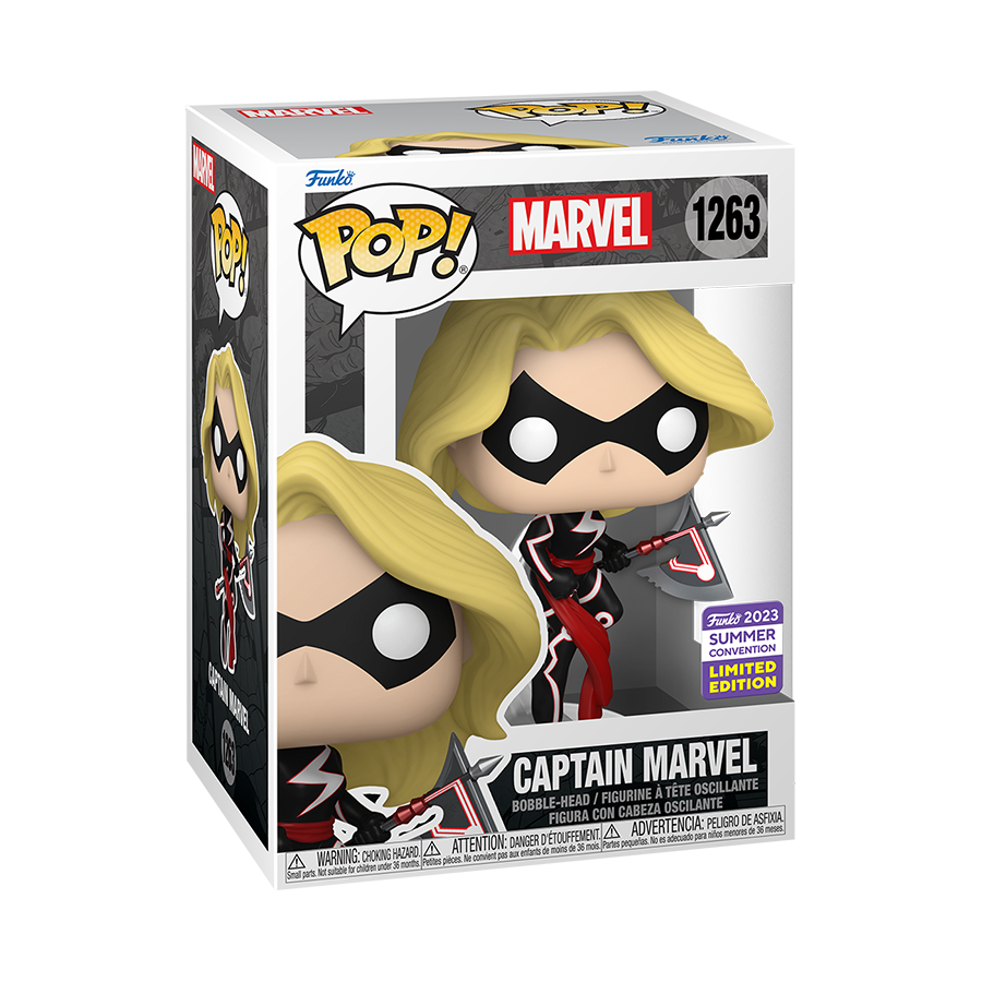 Captain Marvel - Captain Marvel with Axe Pop! Vinyl SDCC 2023